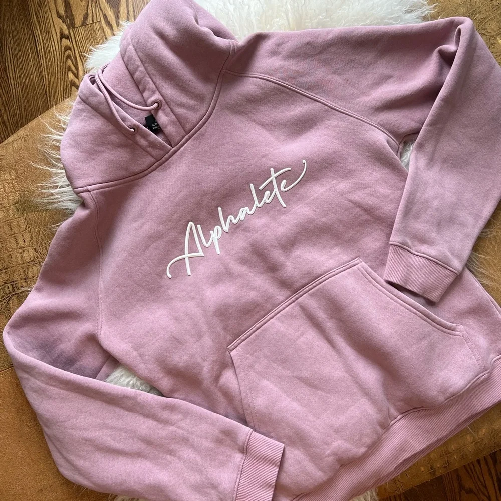 Alphalete Womens Pink Hoodie - Picture 1 of 4